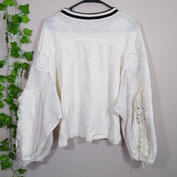 Free People top medium oversized sleeves - Picture 2 of 8